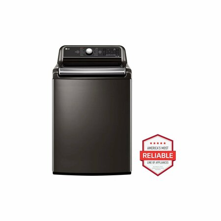 ALMO 5.5 cu. ft. Top Load Steam TurboWash ThinQ Washer with Allergiene Cycle & ColdWash Technology WT7900HBA
